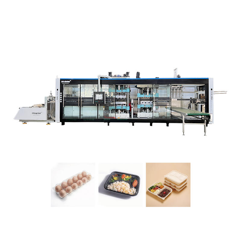 HYX-7185 Fully Automatic Positive and Negative Pressure 3 Stations Thermoforming Machine