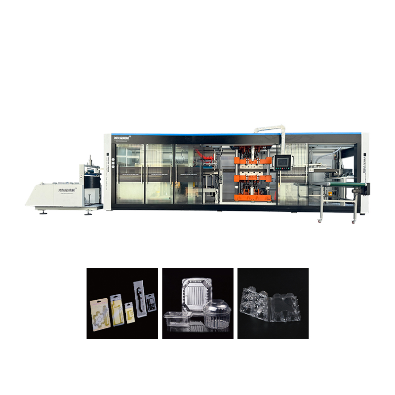 Full Automatic Forming/Cutting/Stacking Plastic Vacuum Forming Machine
