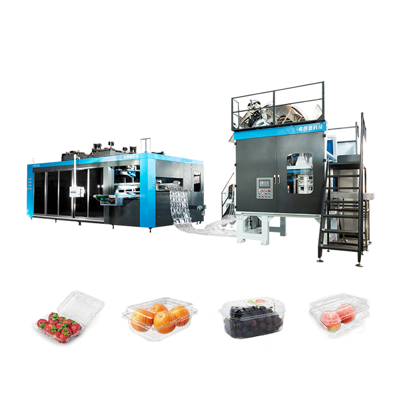 High Speed Automatic Thermoforming Machine + Horizontal Trimming Machine