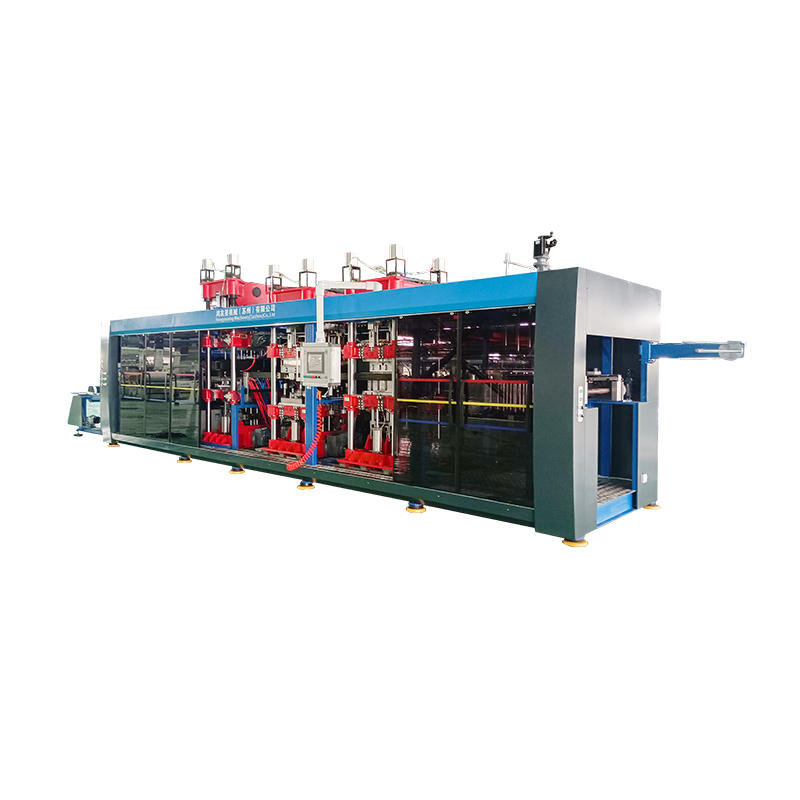 HYX-7185 Fully Automatic Positive and Negative Pressure 4 Stations Thermoforming Machine