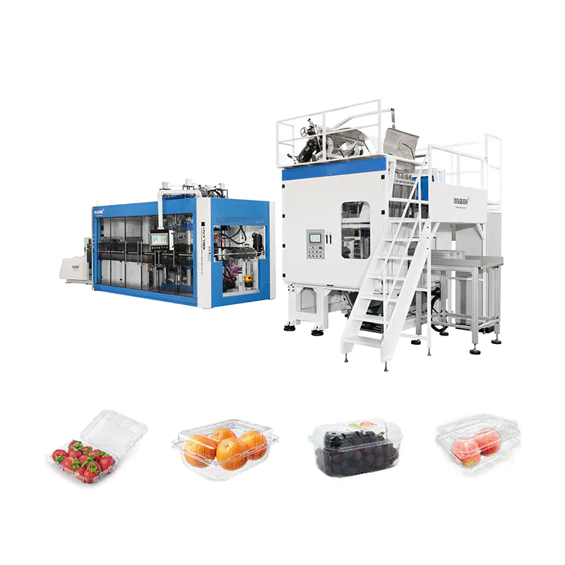 High Speed Automatic Thermoforming Machine + Horizontal Trimming Machine